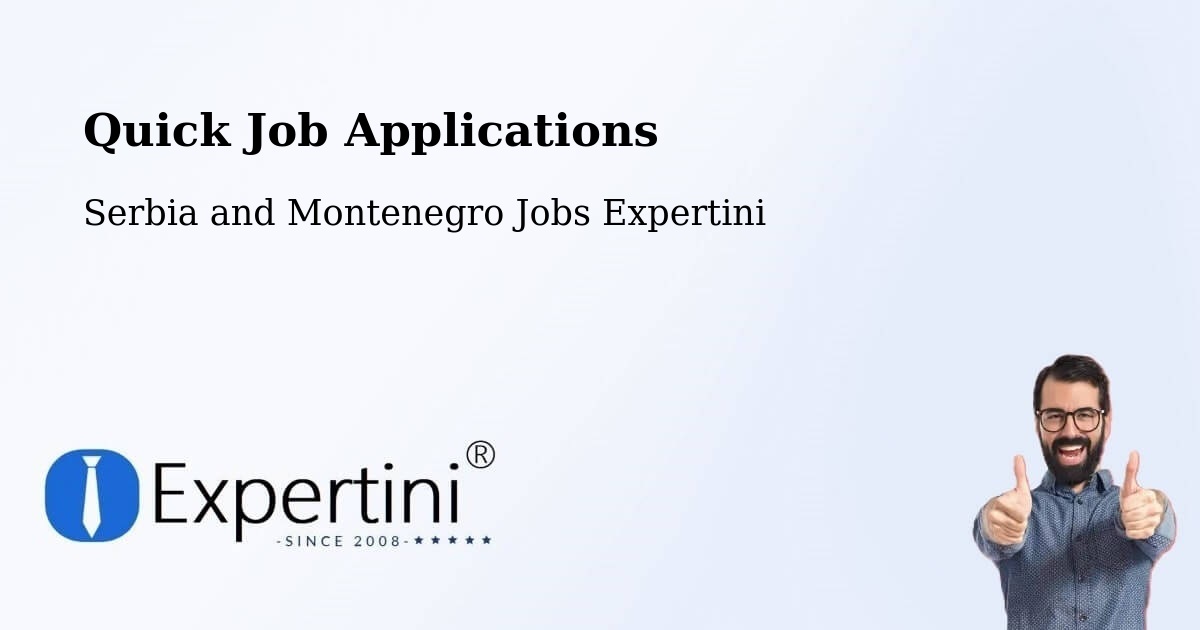 Quick Apply Feature – Saint Constant - Serbia and Montenegro Jobs Expertini