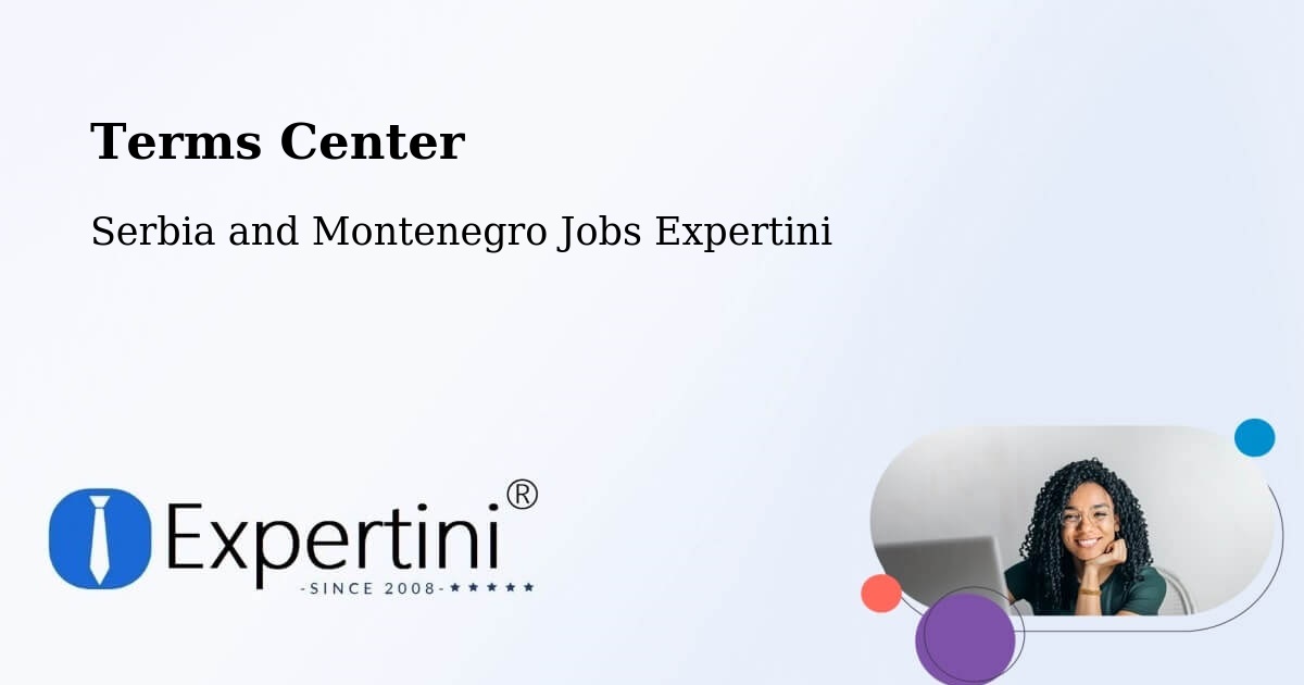 Terms of Service – Saint Constant - Serbia and Montenegro Jobs Expertini